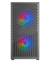 caja microatx gaming mars gaming mcvortex cristal templado frontal mesh gpu 273mm 1x35 2x25 negro