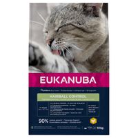 eukanuba hairball control adult para gatos - 2 x 10 kg - pack ahorro