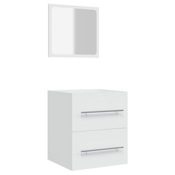 Armario De Baño Con Espejo Blanco 41x38,5x48 Cm Vidaxl