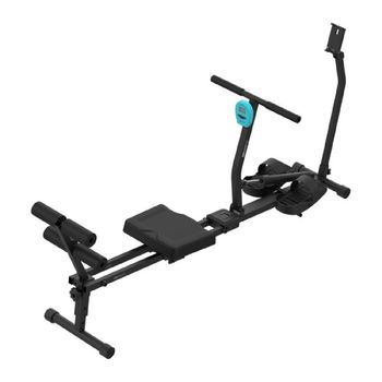 Máquina De Remo Hidráulica Drumfit Rower Compactrow. 12 Niveles De Resistencia, Diseño Plegable Y Compacto, Hasta 110kg Cecotec
