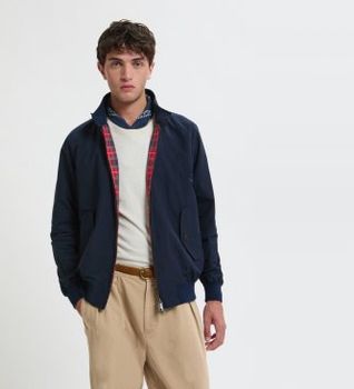 Baracuta para hombre. BRCPS0001BCNY1 Chaqueta Harrington G9 marino (M), Casual, Poliéster
