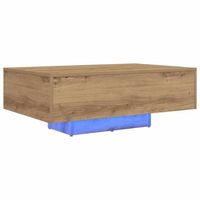mesa de cafe - mesa de centro - mesa baja roble artesanal 85 x 55 x 31 cm