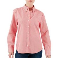 tommy hilfiger camisa pinstripe para mujer