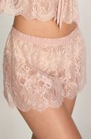 hunkemoller pantalones cortos allover lace legacy rosa