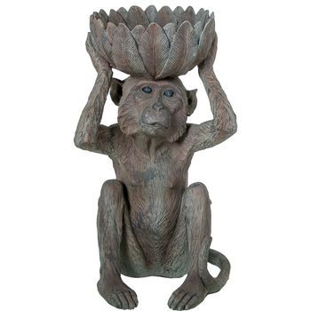 Figura Resina Chimpance Con Cuen Co