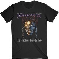 megadeth tops y camisetas systems fail para hombre