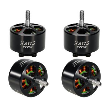 MOTOR BRUSHLESS DE ALTA VELOCIDAD FLASHHOBBY X3115 3115 900KV PARA DRONE DIY X-CLASS RC FPV DE LARGO ALCANCE DE 9/10 PUL