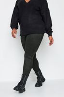 leggings negros antelina negra mujer curvy y tallas grandes yours