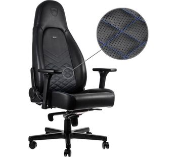 ICON Gaming Chair - Black & Blue, Black