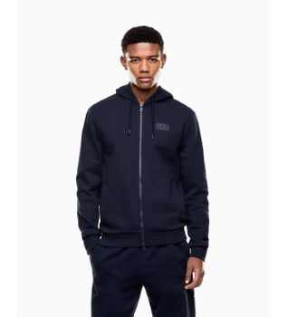 EA7 para hombre. 7M001490_AF17787 Sudadera Logo Series azul marino (XXL), Blanco, Casual, Deportivo, Verde, Algodón, Sportswear, Multideport
