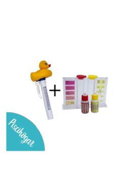 PACK TERMOMETRO+MEDIDOR CLORO/PH