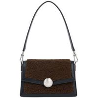 lacoste bandolera bolso de bandolera mujer tennis bliss marron negro para mujer