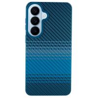 funda para movil la casa de las carcasas carbono azul oscuro para samsung galaxy s26 plus
