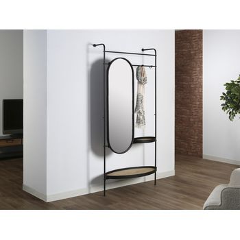 Bengalero Madera/metal 85x41x185 Cms. 85x41x185 Cms