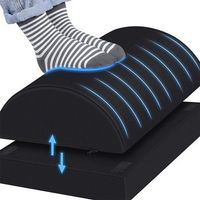 almohada antideslizante de espuma viscoelastica para piernas reposapies semicircular de doble capa elevador de piernas