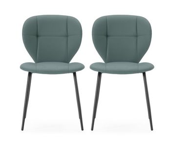Pack de 2 sillas de cocina maura color verde