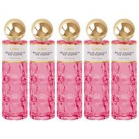 pack de 5 eau de parfum mujer saphir blush impact 200 ml