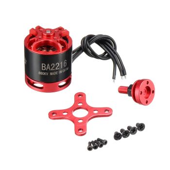 Motor sin escobillas Racerstar BA2216 880KV/1100KV/1250KV/1400KV/1800KV 2-4S para aviones de ala fija y drones de carrer