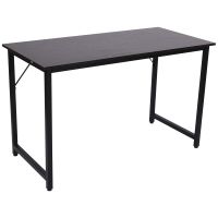 homcom mesa escritorio elevable ajustable 120x60x73cm negro