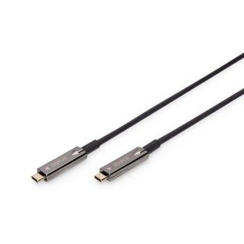 Cable USB-C Digitus AK-330160-100-S 10m 4K/60Hz Negro