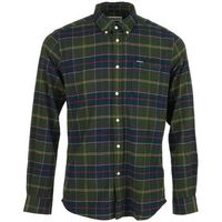 barbour camisa manga larga keyloch tailored para hombre