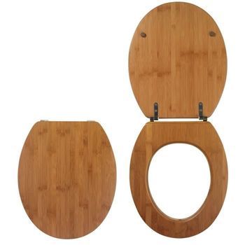 Wirquin - Asiento Para Inodoro Casual Line Bamboo Nature