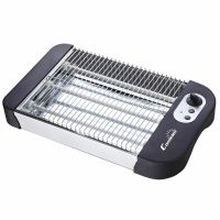 tostadora comelec tp7065 900w negro acero inoxidable boca ancha