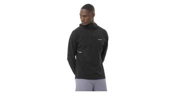 Salomon sense aero sudadera hibrida con capucha negra hombre