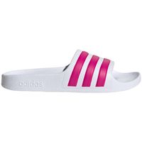 adidas chanclas sandales adilette aqua blanc  rose para mujer