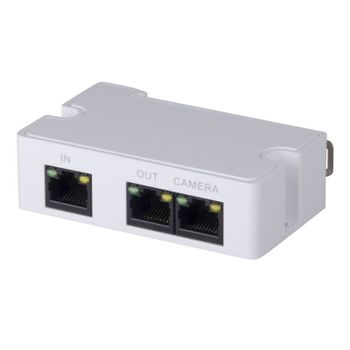 Transmisor de red Dahua Technology PFT1300 PoE pasivo, hasta 3 cámaras IP, 300m, compacto