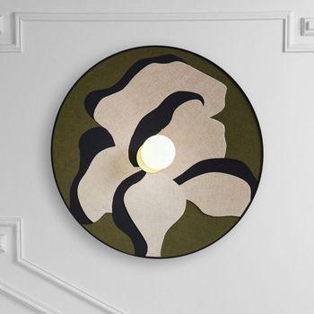 Aplique de pared nostalgia kaki
