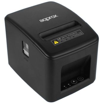 Approx appPOS80AM-USBLAN Impresora Térmica de Tickets USB/Ethernet Negra