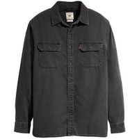 levis camisa manga larga 19573 0216 - jackson worker overshirt-cosmo washed black para hombre