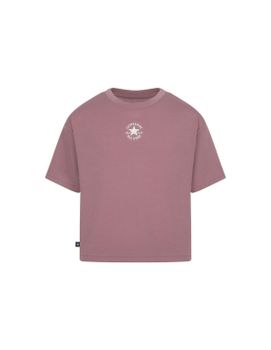 Camiseta Converse Chuck Patch Boxy Rosa Niña