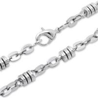 cadena de acero inoxidable pulido