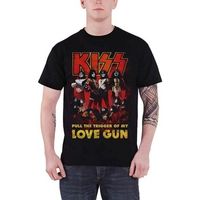 kiss tops y camisetas love gun para mujer