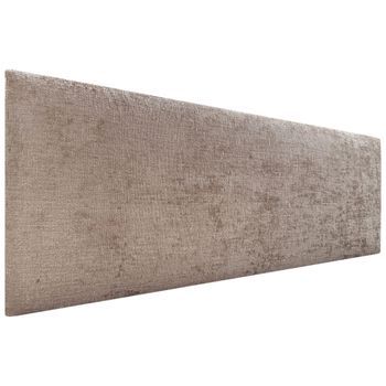 Dhome Cabecero De Lana Natural 160x50cm Para Camas 150/160 - Marrón