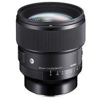 teleobjetivo sigma 85mm f14 dg dn art sony e 1511 elementos filtro 77mm negro