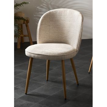 Silla Isuan Natur Con Patas Madera 52x61x80 Cms