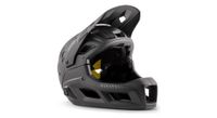 met parachute mcr mips casco con mentonera extraible negro mate