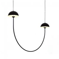 lampara colgante led champignon 2x63w