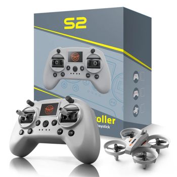 QY Mini S2 Simulación Drone de carreras FPV con control remoto Modo de mantenimiento de altitud Entrenamiento para princ