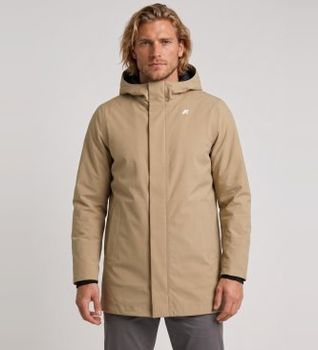 K-way para hombre. K7126UW Chaqueta Marlyn Bonded beige (XXL), Casual, Nylon