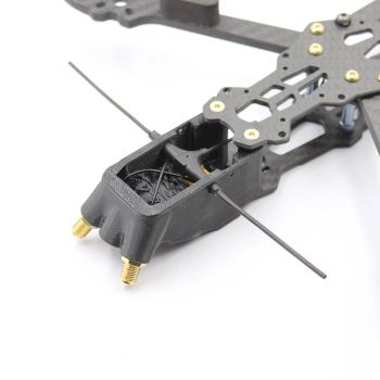 Soporte universal de montaje de antena adecuado para drones de carreras FPV RC Mark 4/5/6/7 pulgadas