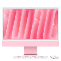 24-inch imac with retina 45k display apple m4 chip with 10-core cpu and 10-core gpu 24gb 512gb ssd - silver