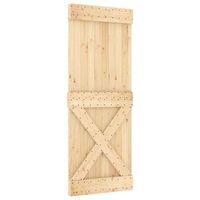 puerta corredera narvik natural y negro 80 x 210 cm 1525 cm vidaxl