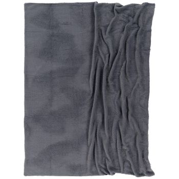 Manta suave Soraya antracita 200x240 cm