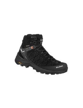 Zapatillas de Montaña Salewa Ws Alp Trainer 2 Mid Gtx Mujer Negro/Negro