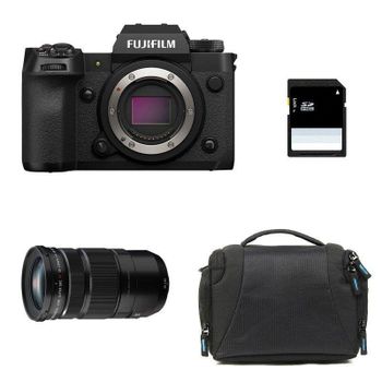 Cámara sin espejo Fujifilm X-H2 40,2MP 8K WiFi 18-120mm Bluetooth Estabilización de imagen