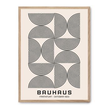 Cuadro Bauhaus Black Forms Iv